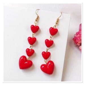 Heart Dangle Earrings
